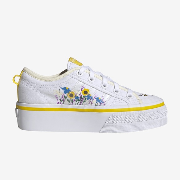 adidas Originals Nizza Platform Mid Flowers & Bees - Picture 2 of 6